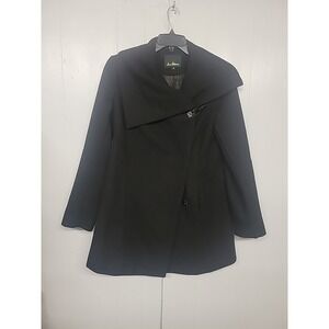 Sam Edelman Small  A-Lined Wool Blend Coat Women Black